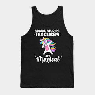 Unicorn  Love School Teacher Magical Tank Top